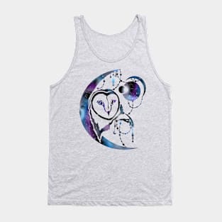 Owl made of the night sky Tank Top